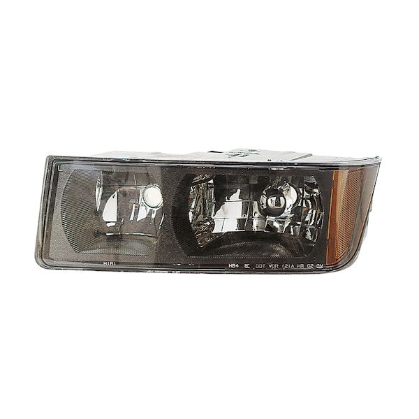 Eagle Eyes LH HEADLAMP ASSY COMPOSITE; W/BODY CLADDING; AVALANCHE 1500 02-06 GM237-B001L - main